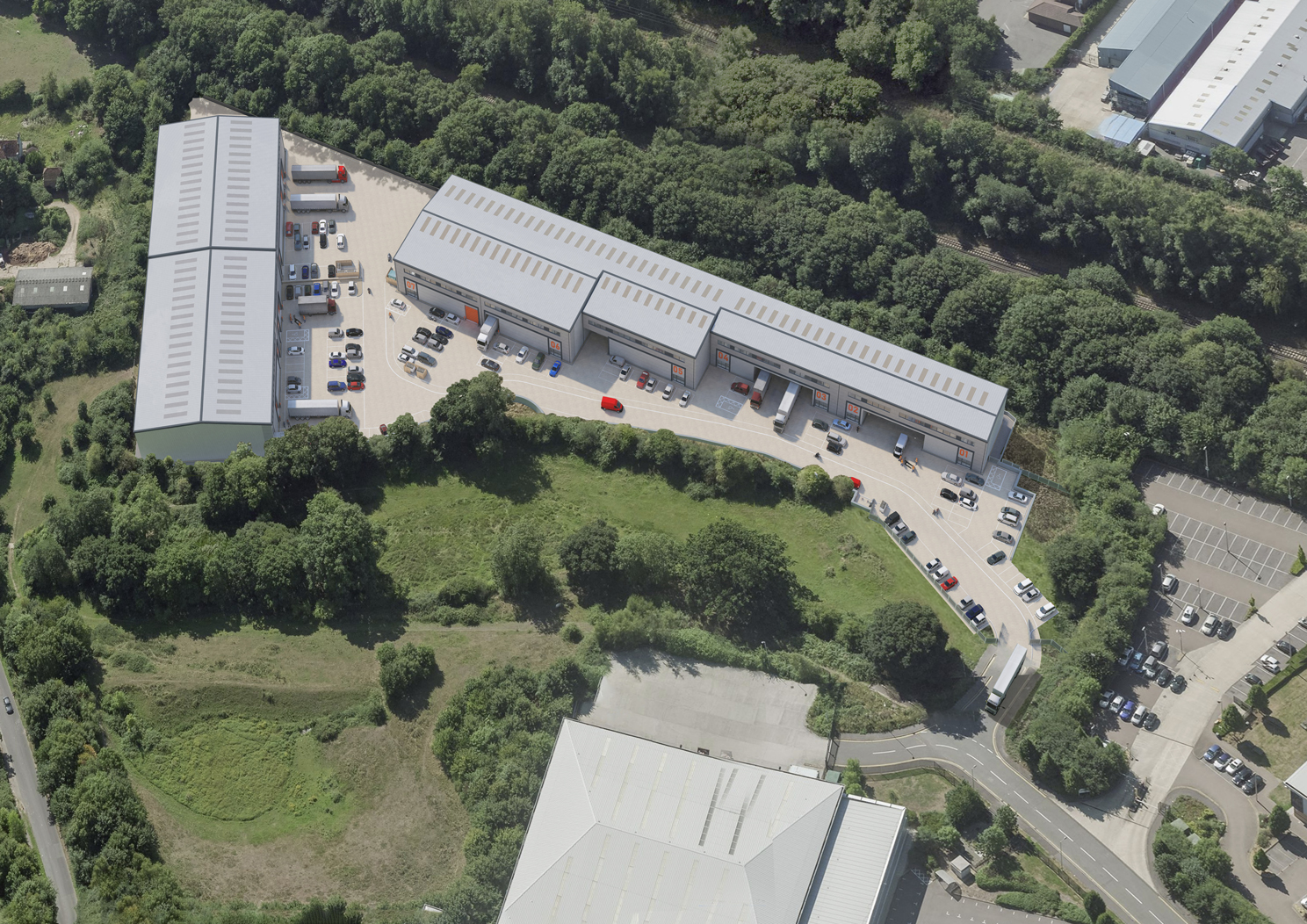 Concorde Way Marketing Aerial View 1