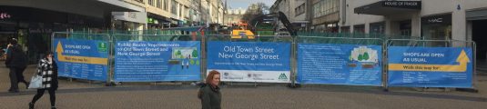 Old Town Street construction photo